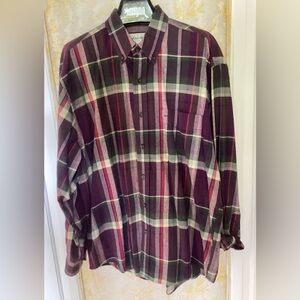 Eddie Bauer Unisex Flannel Work Shirt